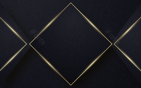 黑色背景 黑金北京 质感 立体 几何